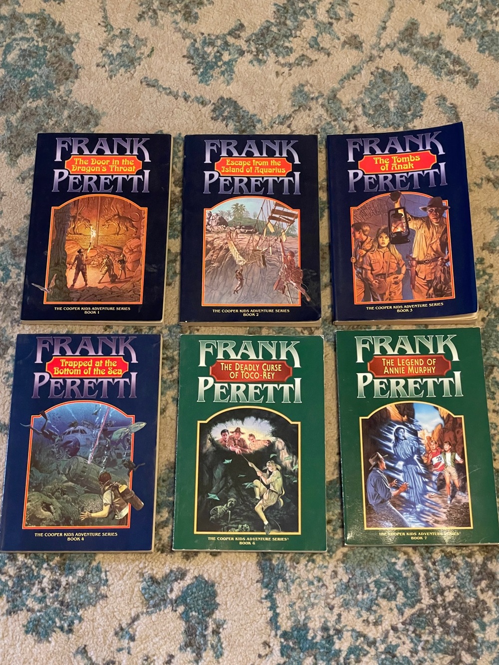 Frank Peretti The Cooper Kids Adventure Series Books 1-4, 6-7 Paperback